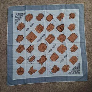 Brooke Cadwallader Vintage Scarf Mexico Coat of Arms